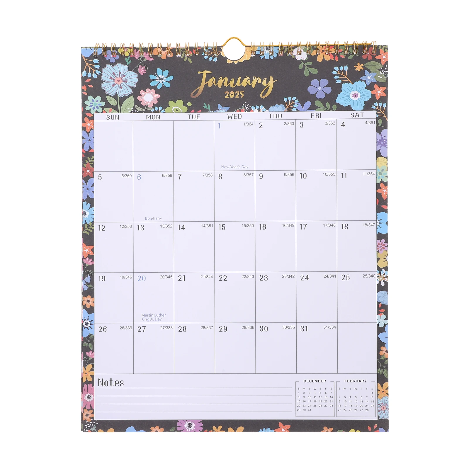 

Monthly Yearly Wall Calendar 2025 Tearaway Schedule Planner Spiral Binding English Refrigerator Countdown Calendar Home Office