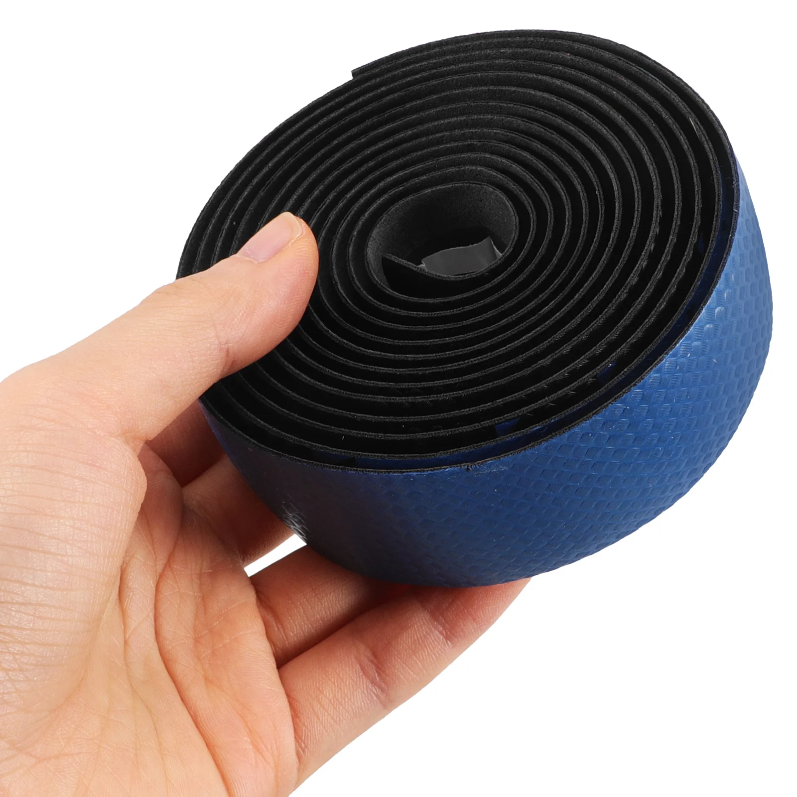 التدرج اللون الطريق دراجة المقود الشريط الكربون الملمس امتصاص الصدمات مريحة نونسليب المقود يلتف مقبض الدراجة التفاف #1