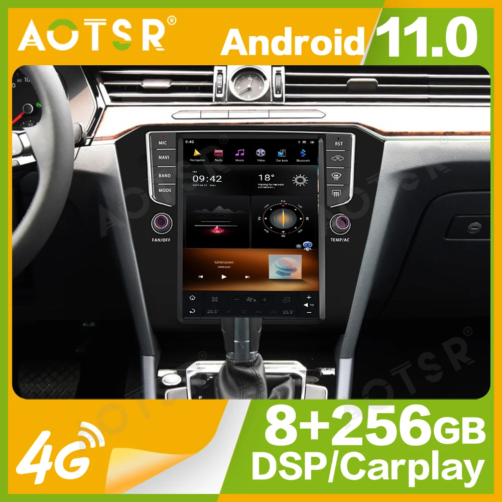 

10.4'' Qualcomm 8 core For VW Magotan 2017 Car Radio Multimedia Player Android 11 Auto GPS Navigation Wireless Carplay Head DSP