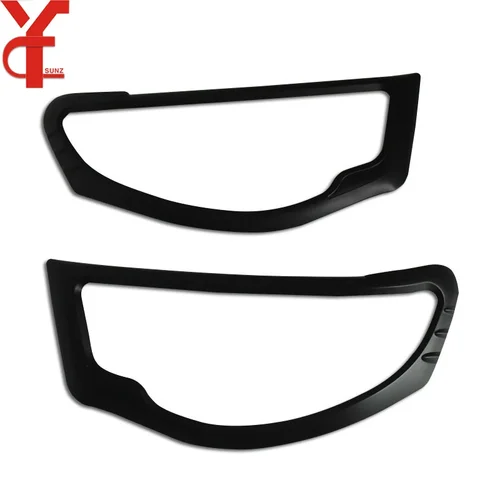 Imagen 2 del producto Cubierta de faros delanteros ABS para Mitsubishi L200 Triton 2006 2007 2008 2009 2010 2011 2012 2013 2014, accesorios de capó de lámpara