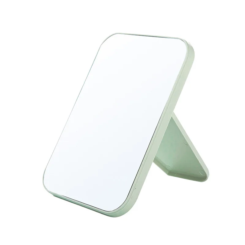 مرآة مكياج عالية الوضوح لسطح المكتب للنساء، مرآة مكياج بسيطة قابلة للطي #5