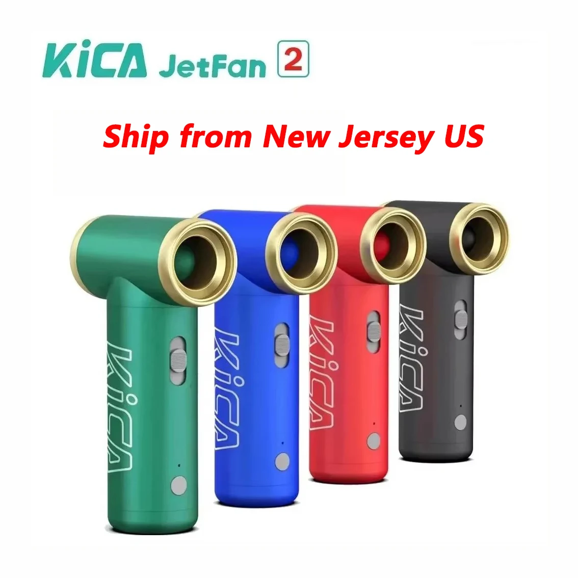 

KICA Jetfan 2 100000RPM Compresse Air Duster Electric Air Dust Blower KICA Jet Fan 2 Portable Cordless Computer Keyboard Cleaner