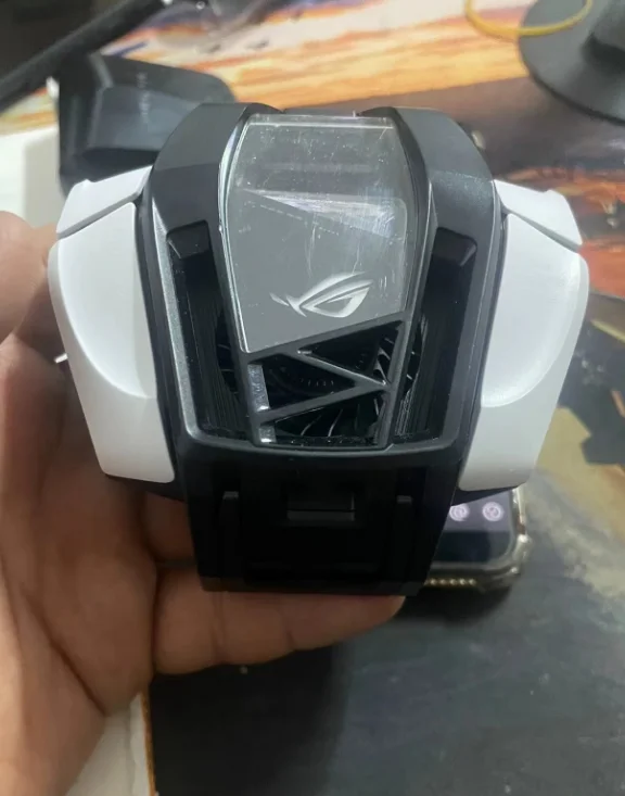 

Old Used Original ROG Phone 6 AeroActive Aero cooling fan cooler Debuts World First Mobile Clip-On Thermoelectric Cooler