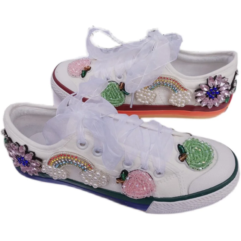 The New Rainbow Little White Shoes