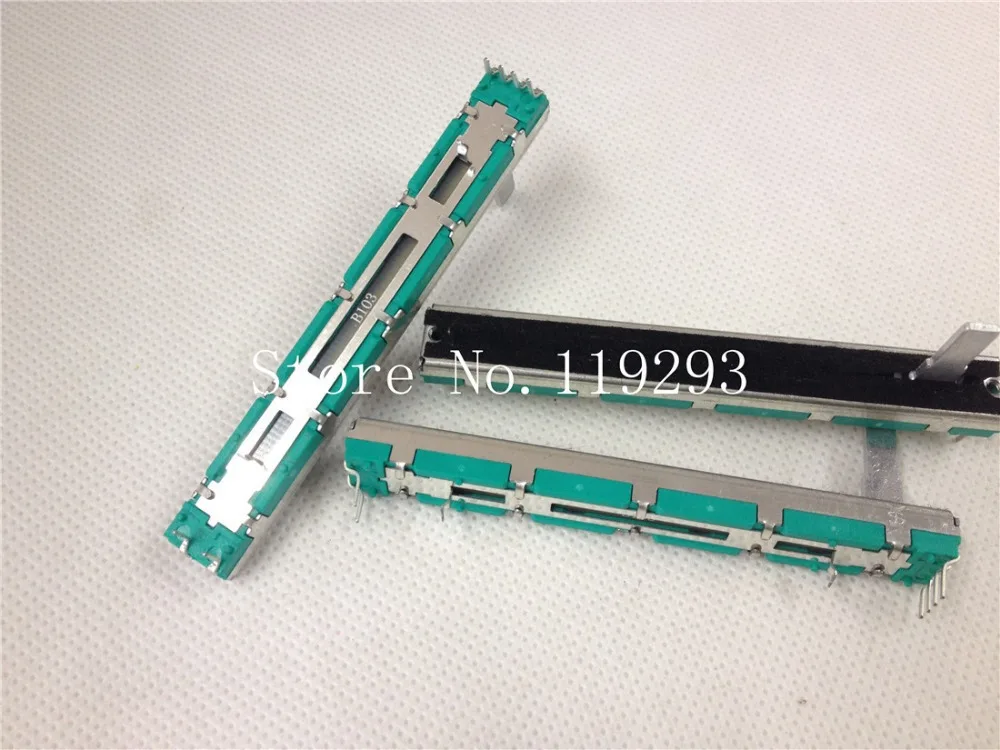 Double B10K B20K B50K B100K Original Behringer mixer fader 7.5 CM 7.5CM 75MM B10KX2  Potentiometer--10PCS/LOT - Image 3