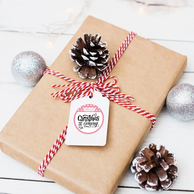 Round Thermal Label 30mm Diameter Holographic Transparent Material Optional Self-Adhesive Stickers DIY Packaging Sealing Sticker