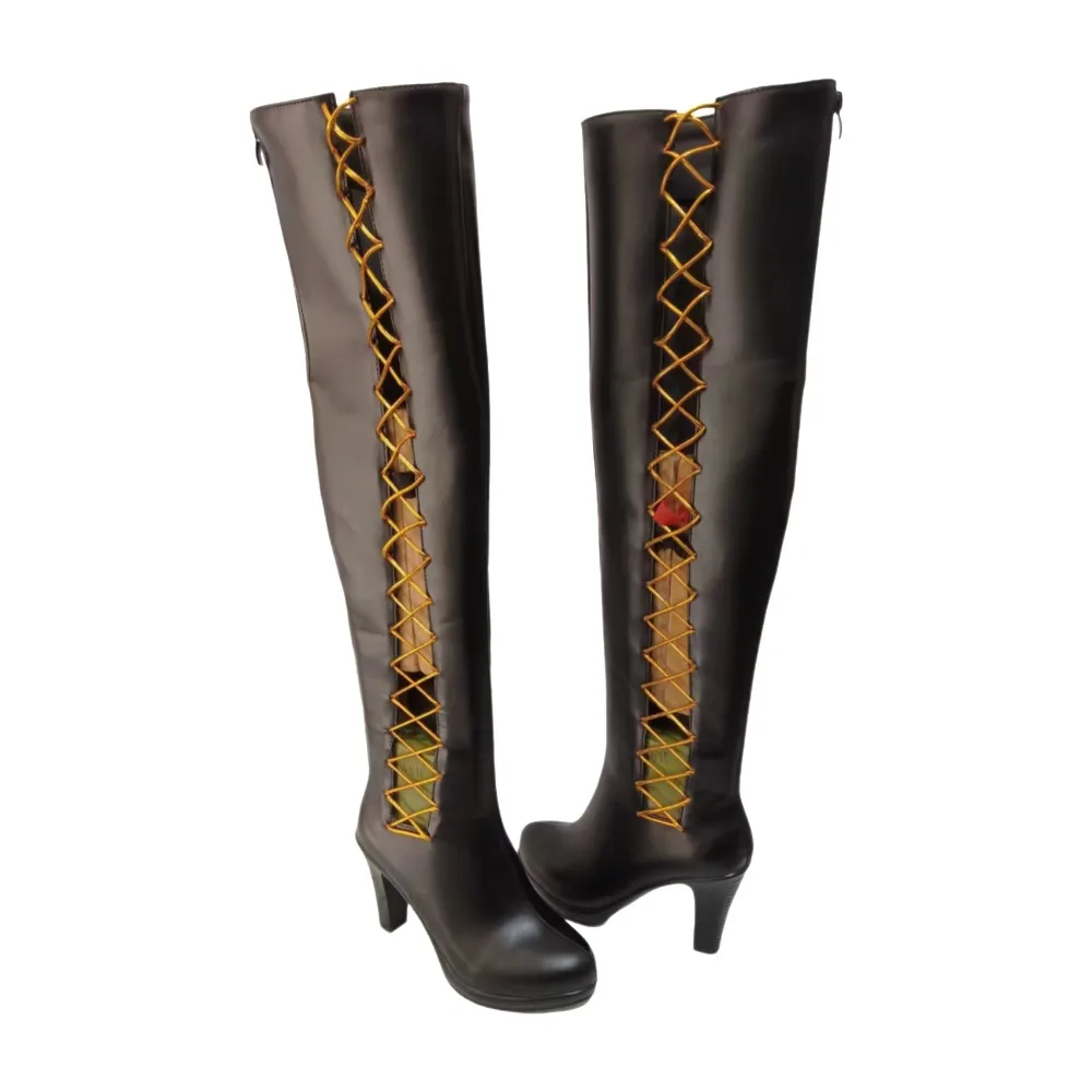 يو كورومي توكيساكي كوسبلاي العالم الجديد أنيمي لعب الأدوار الأحذية التخصيص لعبة أنيمي كرنفال الهالوين اللون التمثيل الأحذية