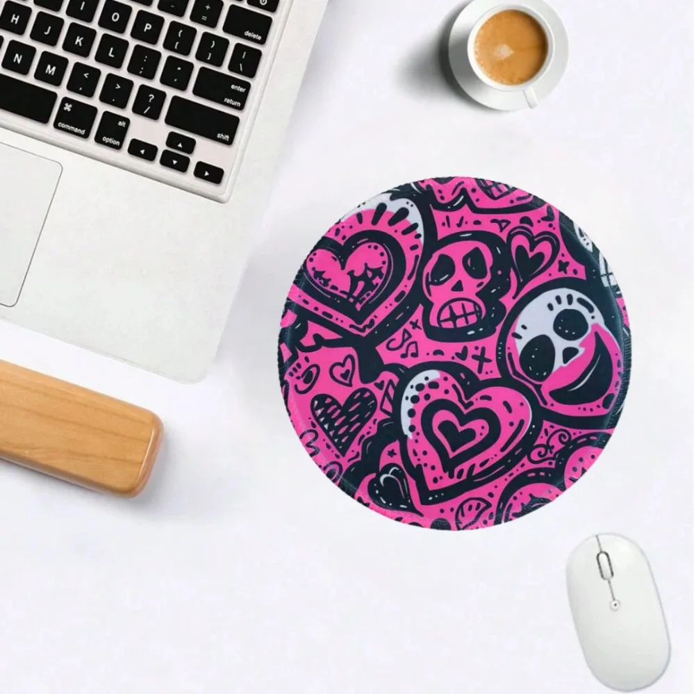 

Super Non-Slip Gaming & Office Mouse Pad - Round Laptop Computer Mat