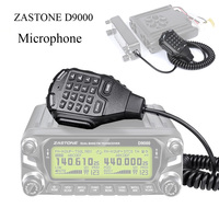 Original PTT Microphone for Zastone D9000 50W 136-174MHz 400-520MHz Ham Radio Transceiver