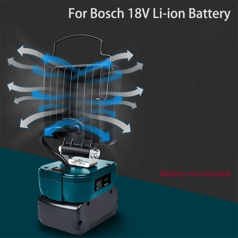 

4 inch Emergency Tool Lamp Led Light For Bosch 18VLi-ion Battery Outdoor Work Spotlight Flashlight with USB&Type-c Charging Port