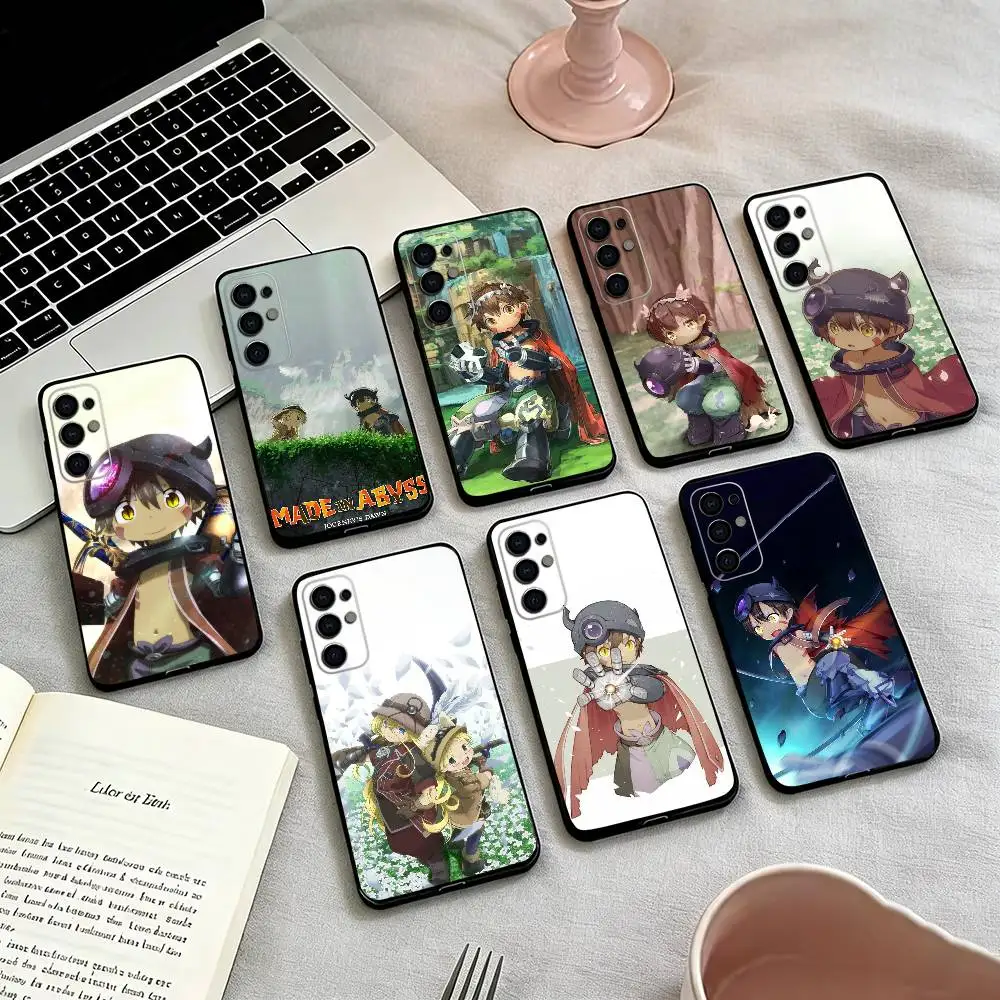 

M-MADE IN A-ABYSS Reg Phone Case For Samsung S25,S24,S21,S22,S23,S30,Ultra,S20,Plus,Fe,Soft Silicone Black Cover