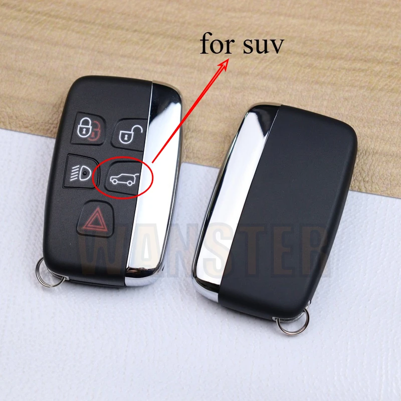 Car Key Fob Case Shell Housing for  Jaguar XE XJ XF Guitar for Land Rover Range Rover Sport Evoque Freelander Velar Discovery 4