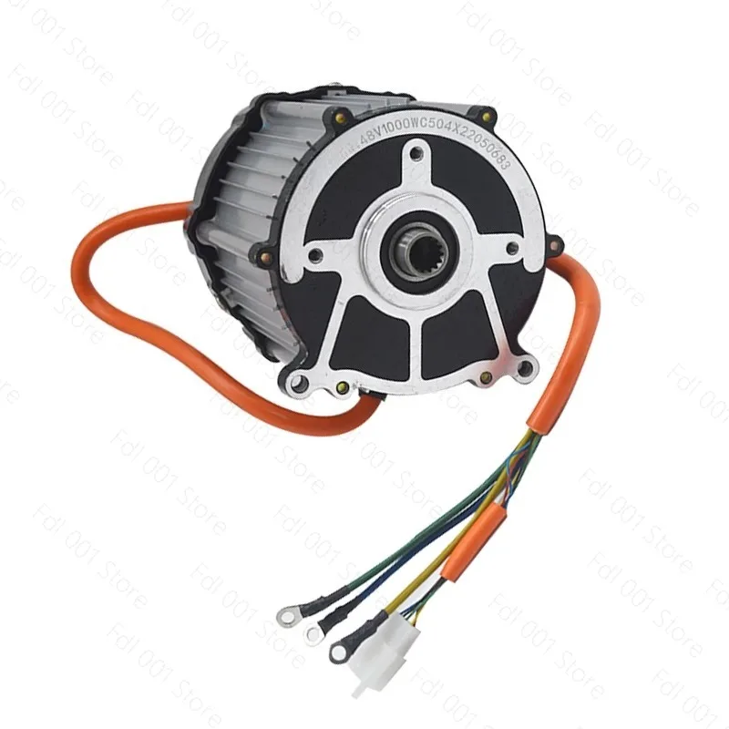Electric Tricycle Motor 48v60v1000W 14-tooth Pure Copper Brushless DC Accessories