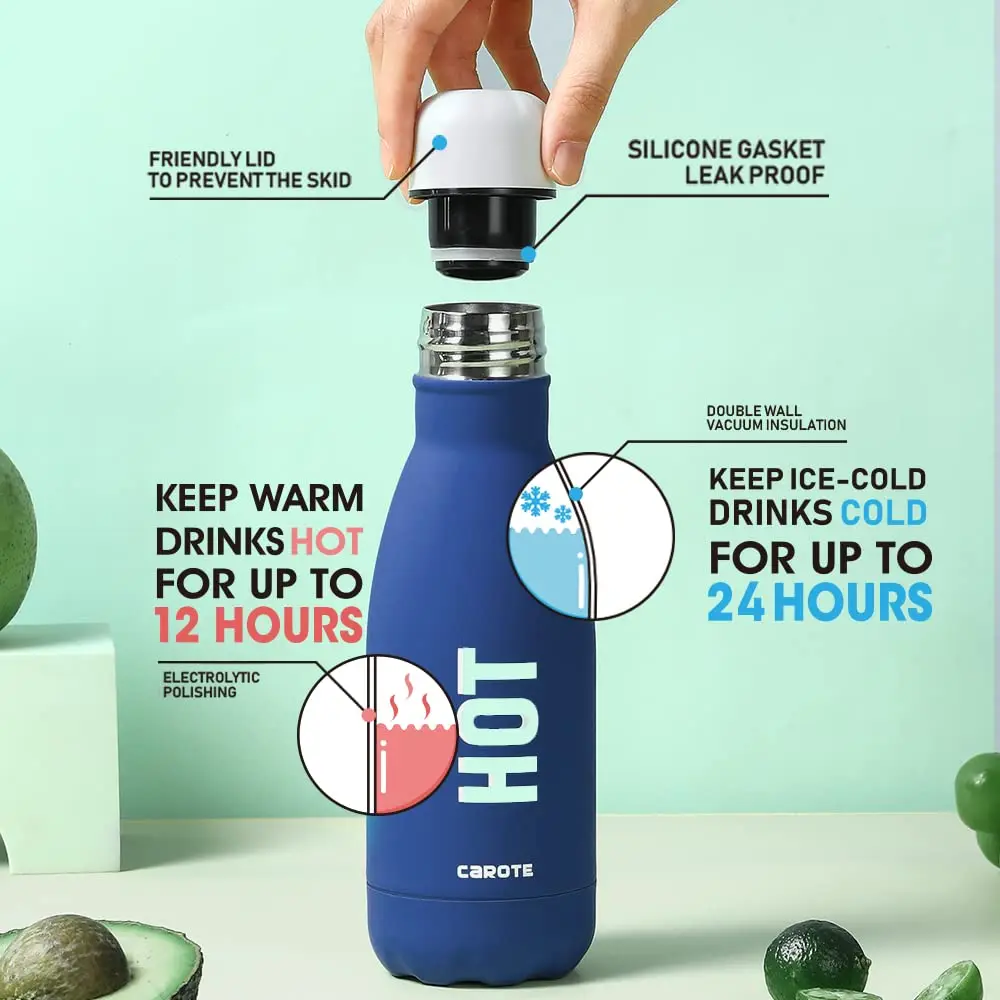 Персонализированная спортивная бутылка для воды из нержавеющей стали, изолированный кувшин большой емкости с двойными стенками и крышкой, портативный Drinkwa