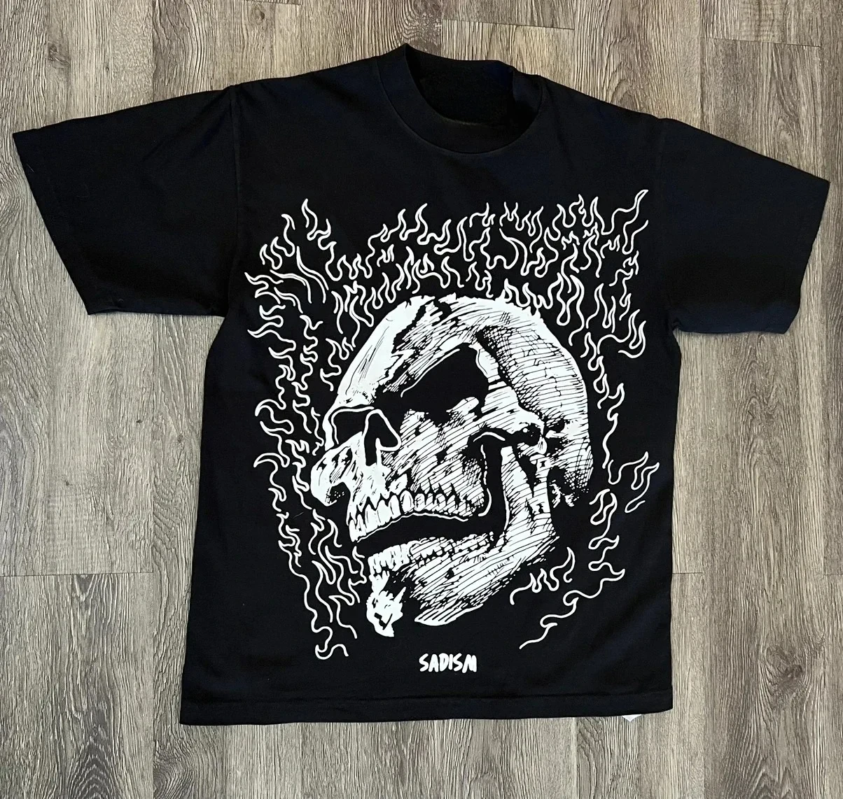 2023 Warren Graphic T Shirts Skull Printed 100% Cotton T Shirt For Plus size Men and Women Hip Hop Streetwear Lota Hot Sale Tops