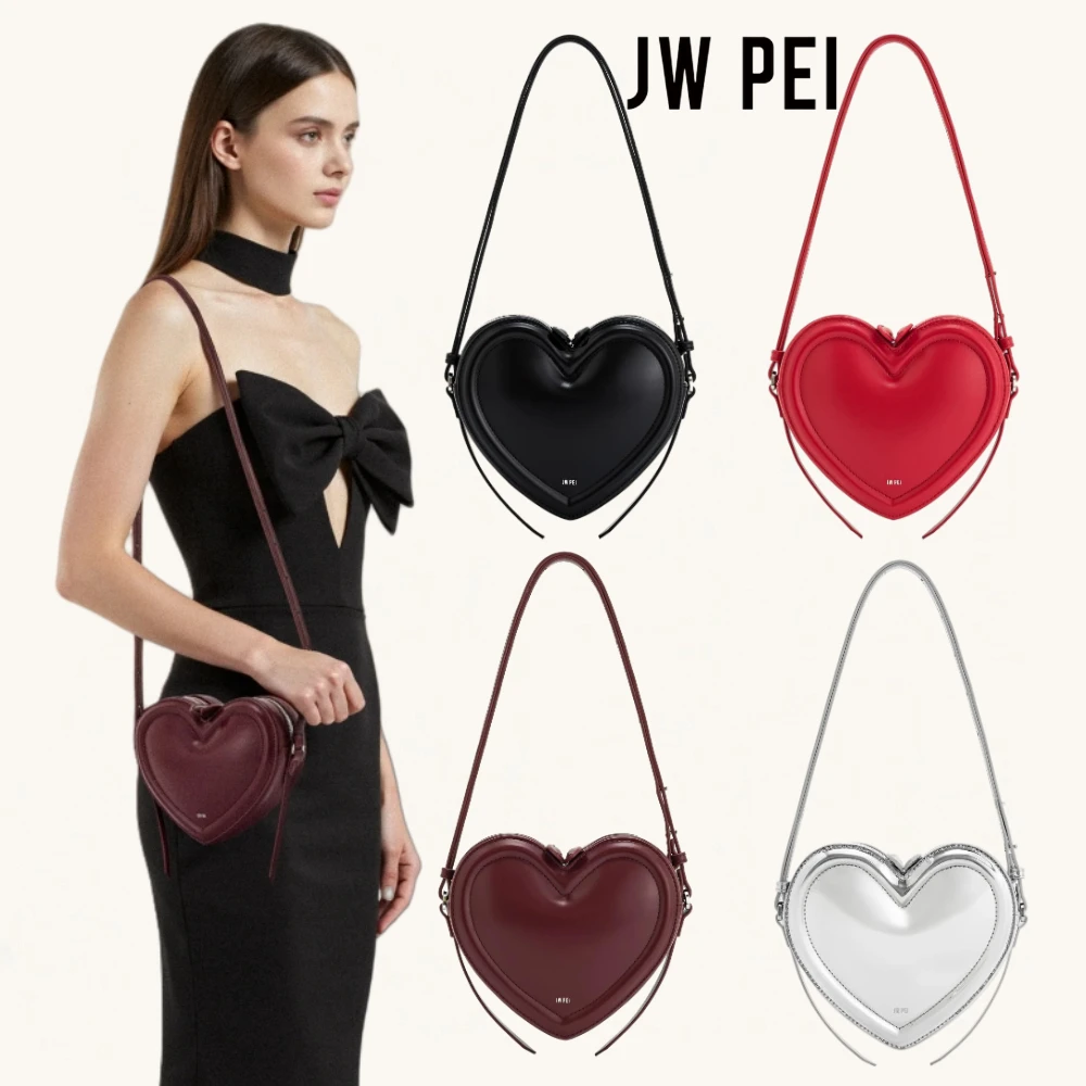JW PEI Arlene Heart Shaped Crossbody Shoulder Bag Women Ladies Handbag Purse