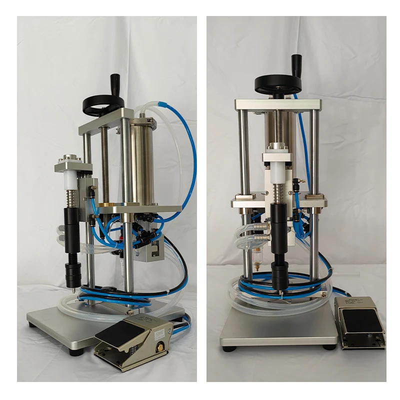 سهلة التشغيل آلة تعبئة العطور كولونيا المياه الندى شبه الأوتوماتيكية ذات الرأسين #5