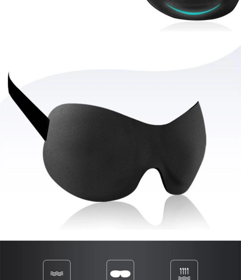 3D Non-Marking Three-Dimensional Eye Mask Without Nose Simple Solid Color Blackout Sleep Students Lunch Break Eye Masks