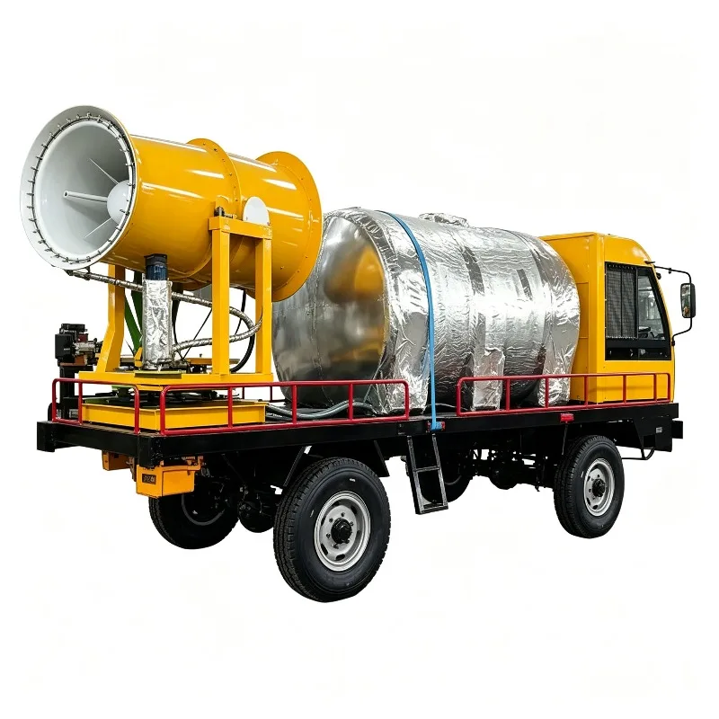 Multifunctional Dust Suppression Fog Cannon 30m Mobile Water Mist Cannon Sprayer for Disinfection Garden Cooling CE Certified