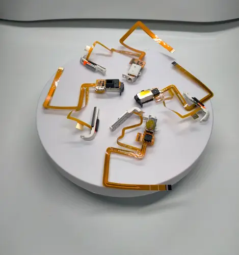 Cable flexible de repuesto para conector de auriculares para iPod Classic 6th/7th Video 5th 30GB/60GB/80GB/120GB/160GB - Blanco y negro