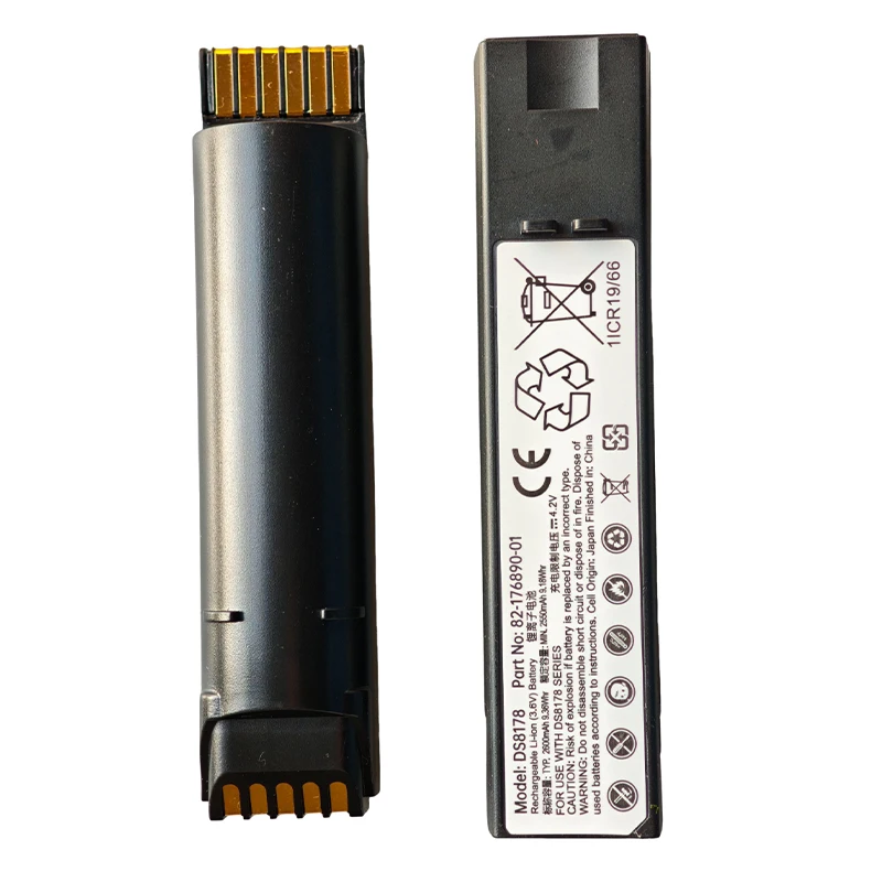 Batería de escáner de código de barras para batería recargable ZEBRA DS8178 3,6 V 2600mAh DS8178