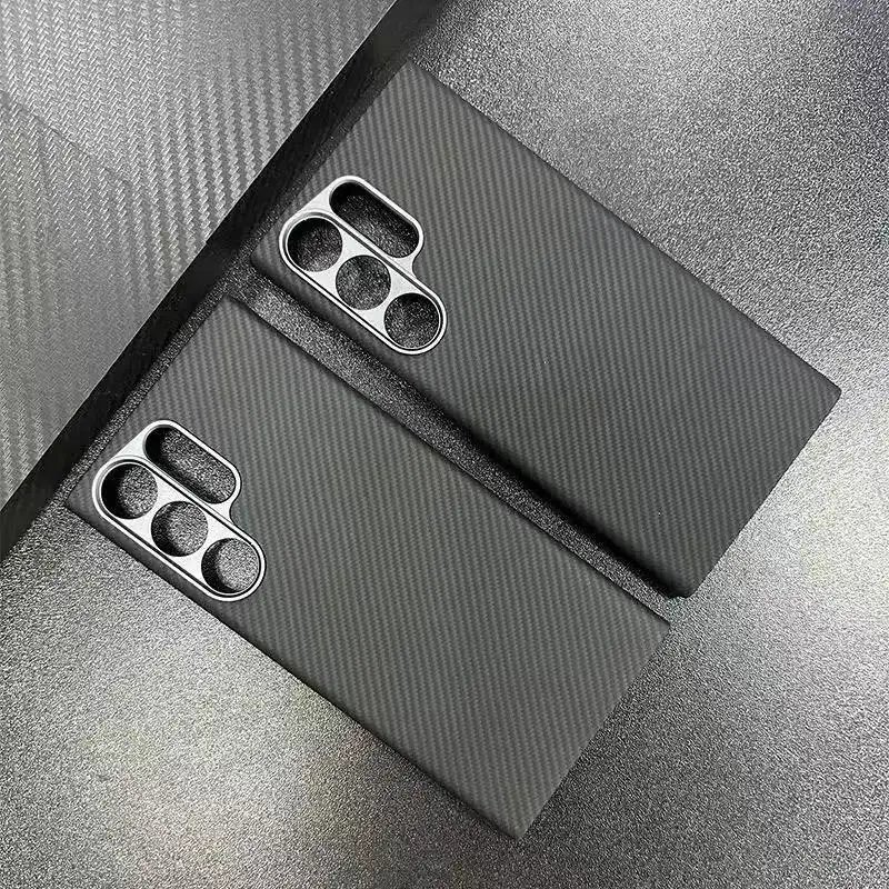 100% Aramid Carbon Fiber Luxury Case For Samsung Galaxy S25 Ultra Plus Magnetic Protective Cover Magsafe Back Shell For S25Ultra