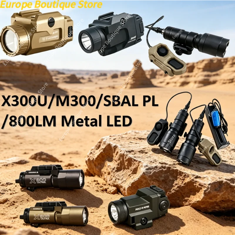 High Power LED Mini Helmet Flashlight 800LM Metal Nylon For 