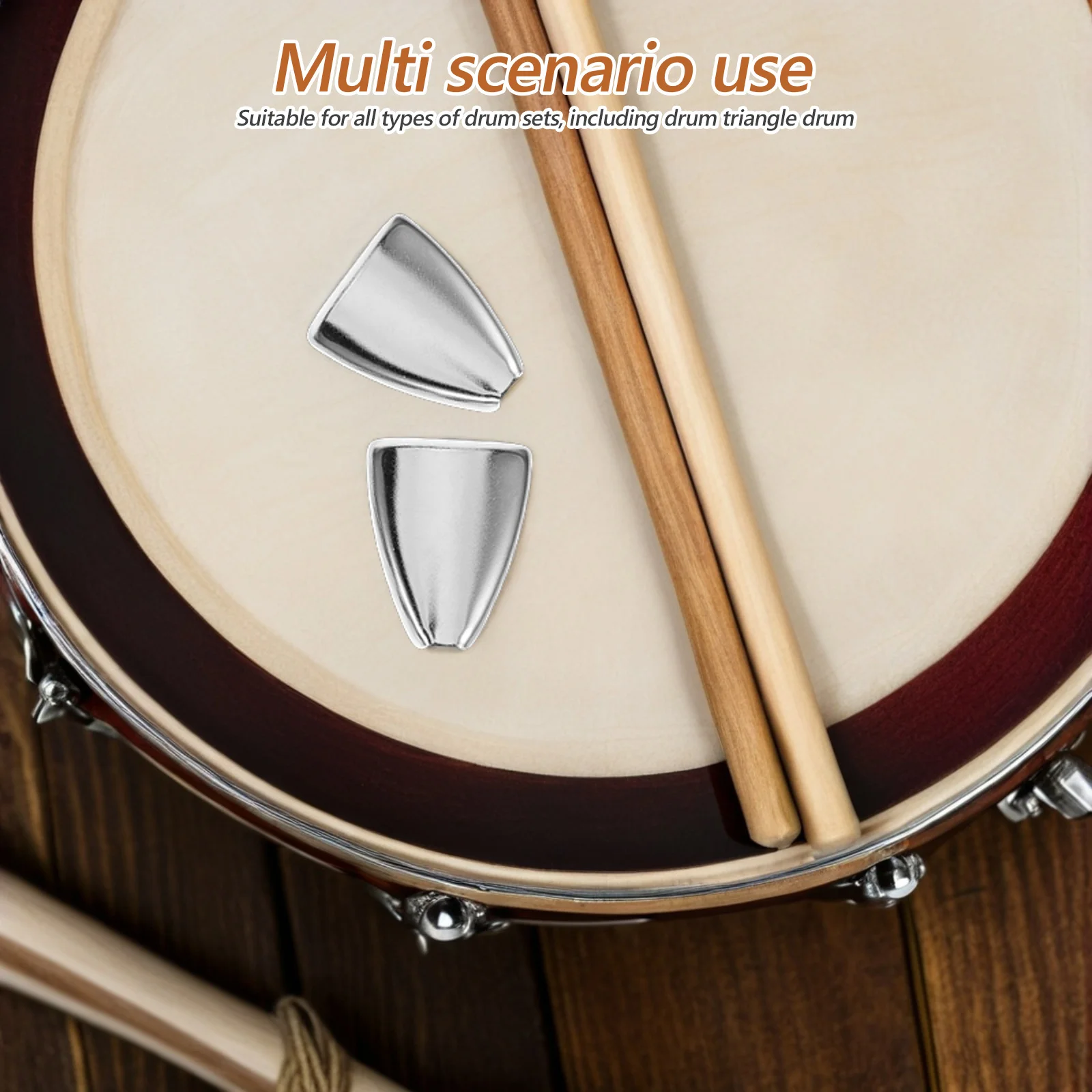 

10pcs Metal Claw Hooks For Bass Snare Triangle Set Durable Replacement Parts Compatible With Most Drum Kits, Drum Accessories