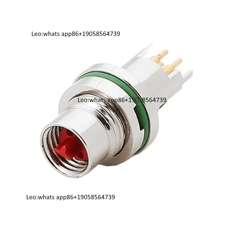 M8 P Coding Automation Technology Special P-coding Cable Panel Connector 4 Pin IP67 IP68