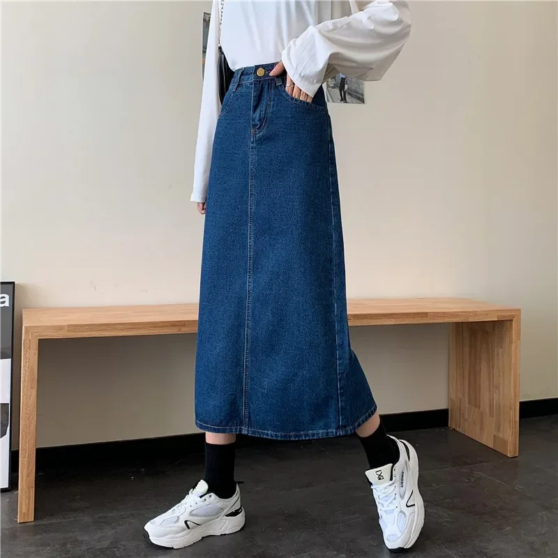 Cheap wholesale 2021 spring summer new fashion casual sexy women Skirt woman female OL mid length skirt  jean skirts Vy6125