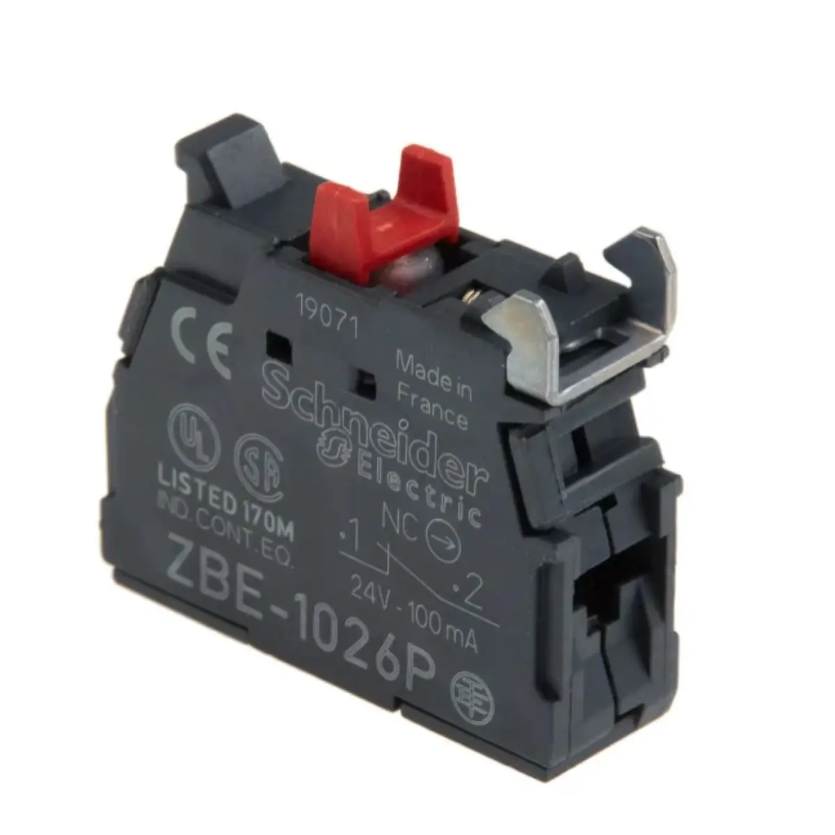 

5 pcs ZBE1026P Single contact block