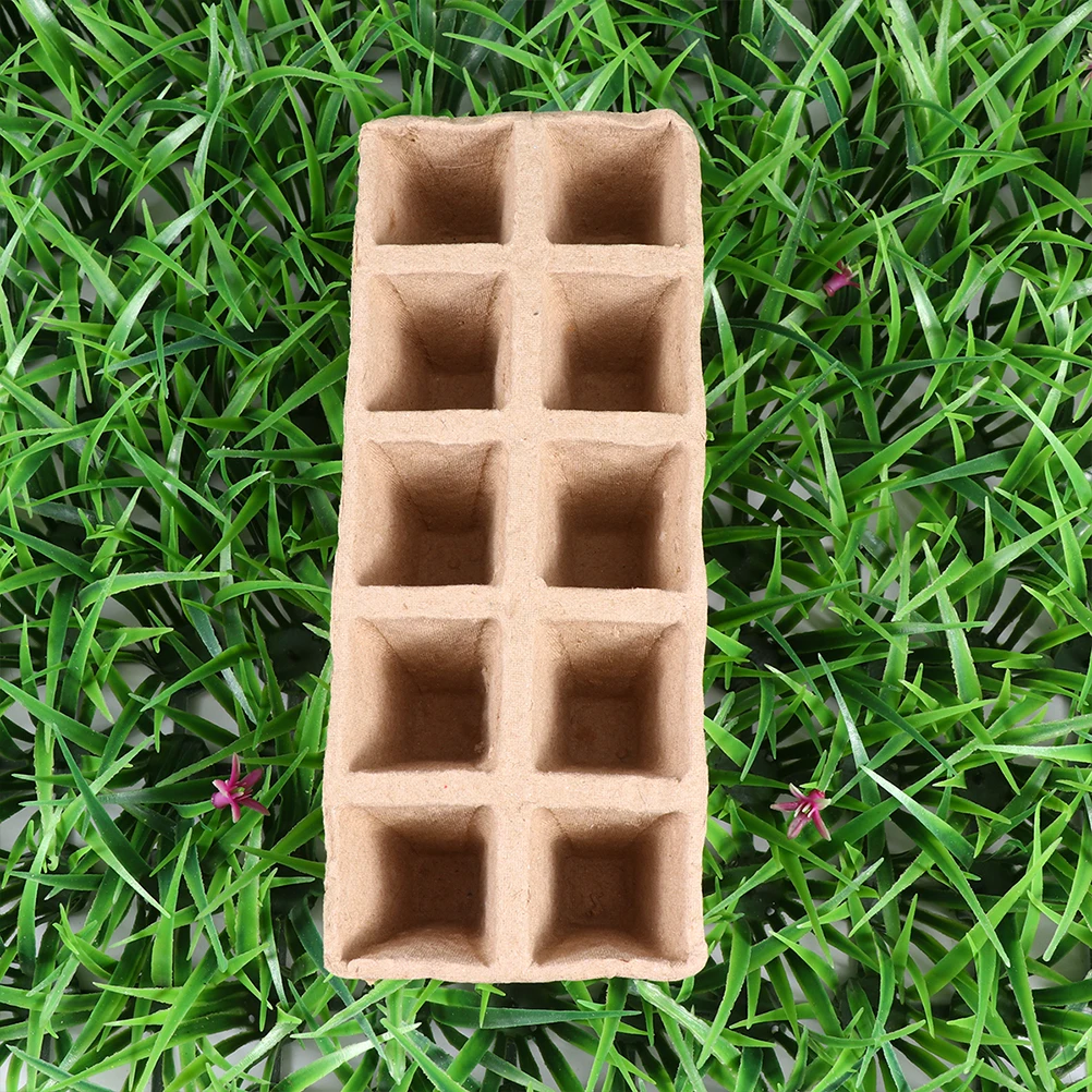 

18 Pcs Nursery Cups Paper Pot Starters Organic Cultivation Tray Degradable Disk Biodegradable Planting Suitable Seeds Seedlings