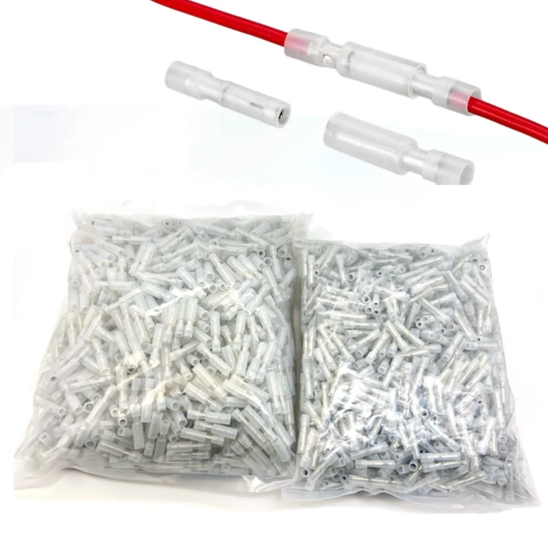 FRFNY MPFNY 1000PCS Bullet Shaped Female Male Insulating Joint Wire Connector Electrical Crimp Terminal