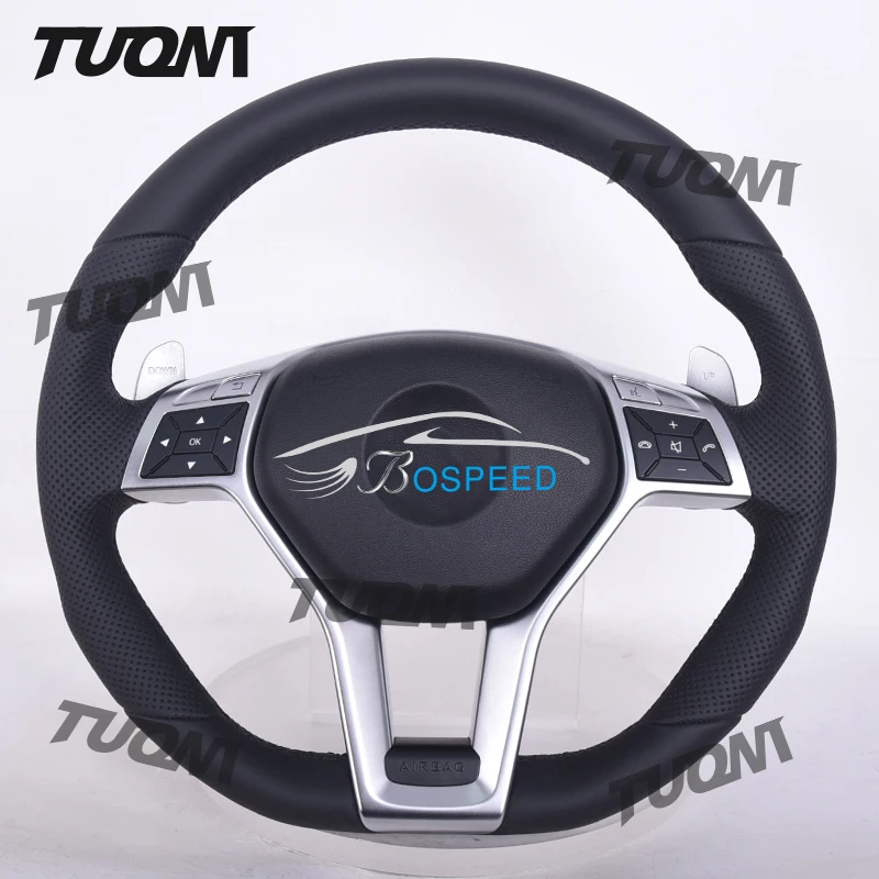 Upgrade Leather Carbon Fiber Led Steering Wheel For Mercedes Benz W205 AMG W212 W213 CLA C300 W218 G Class GLE W447 W210 W208