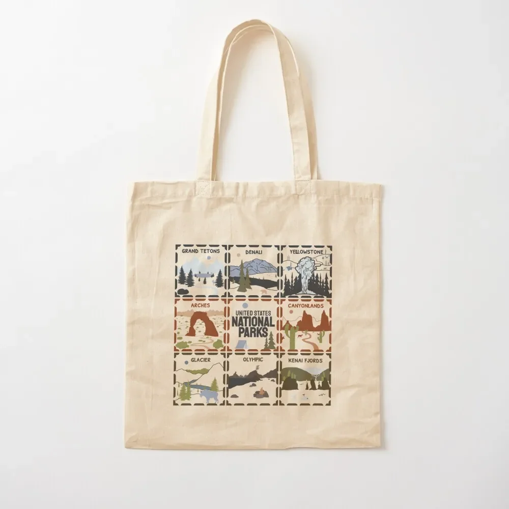 

National Parks Tote Bag Cloth bags tote bags men Tote Bag