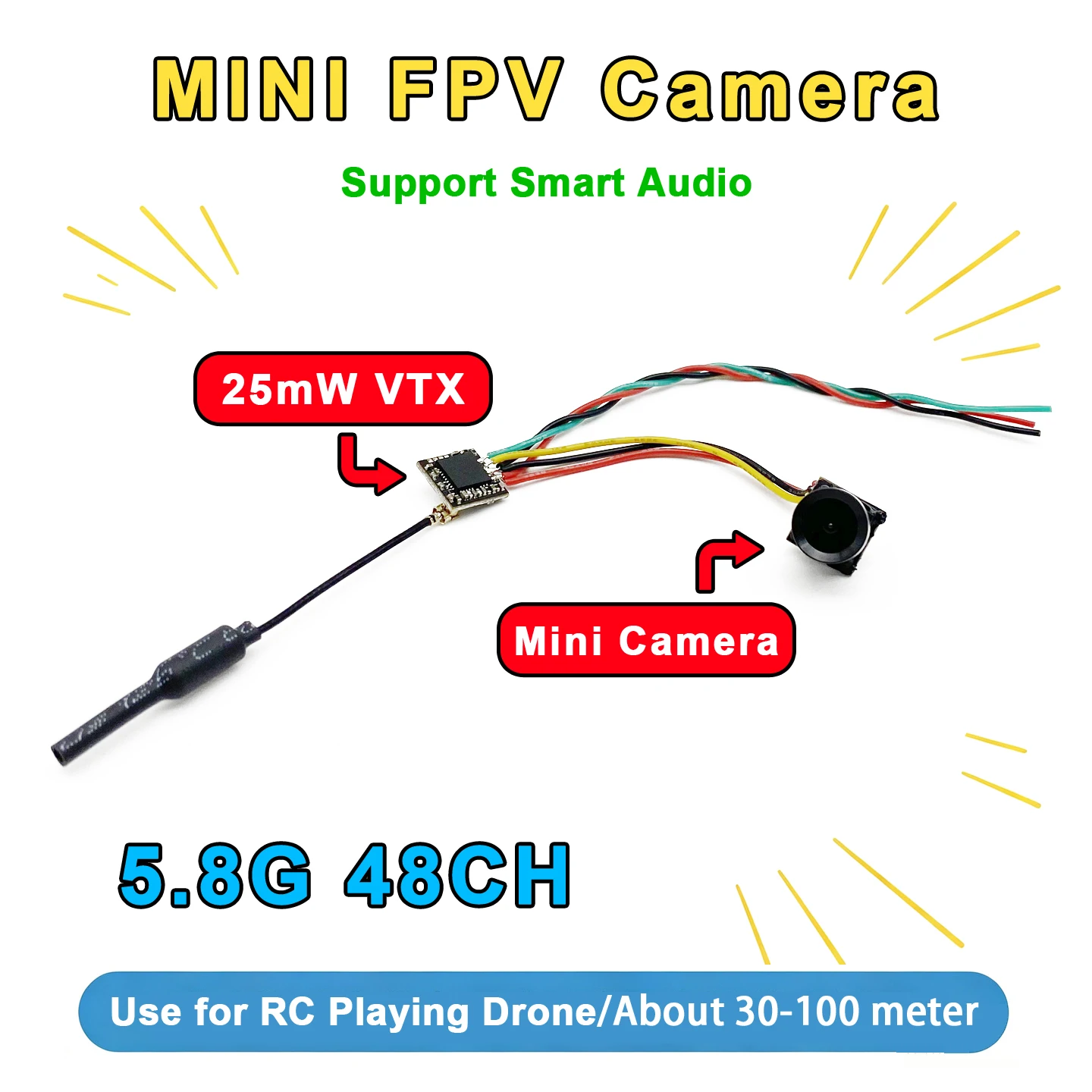 SLONWAKE 5.8G 48CH Nano25 VTX  - Drone Racing Vtx review and price