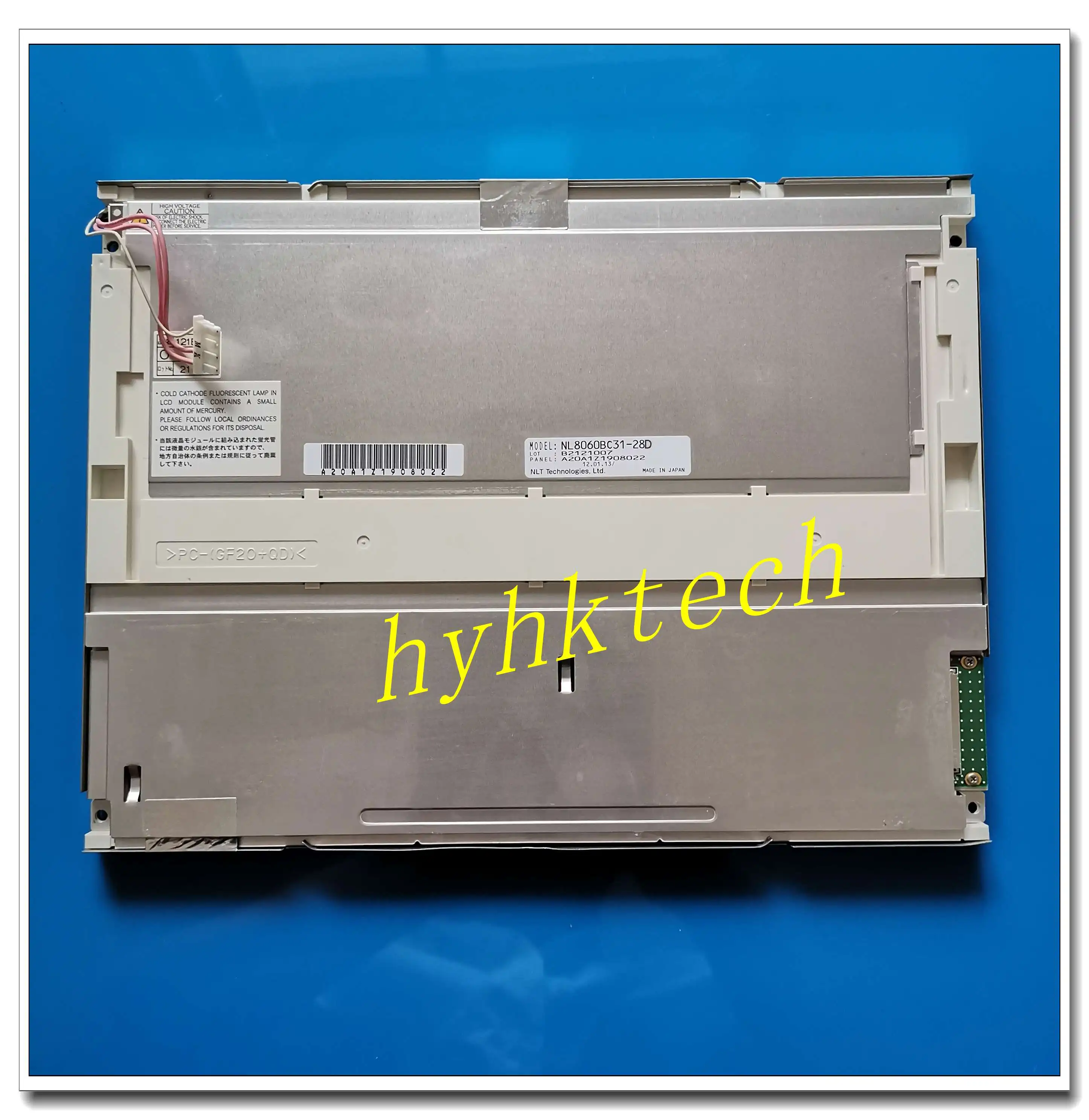 

12.1 INCH Industrial LCD, NL8060BC31-28 NL8060BC31-28D new&A+ in stock, test working before shipping