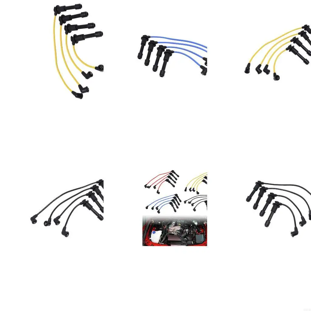 Plugs Ignition Cable For MX5 Mk1 Mk2 Flexible Wire BPE818140A H9EE