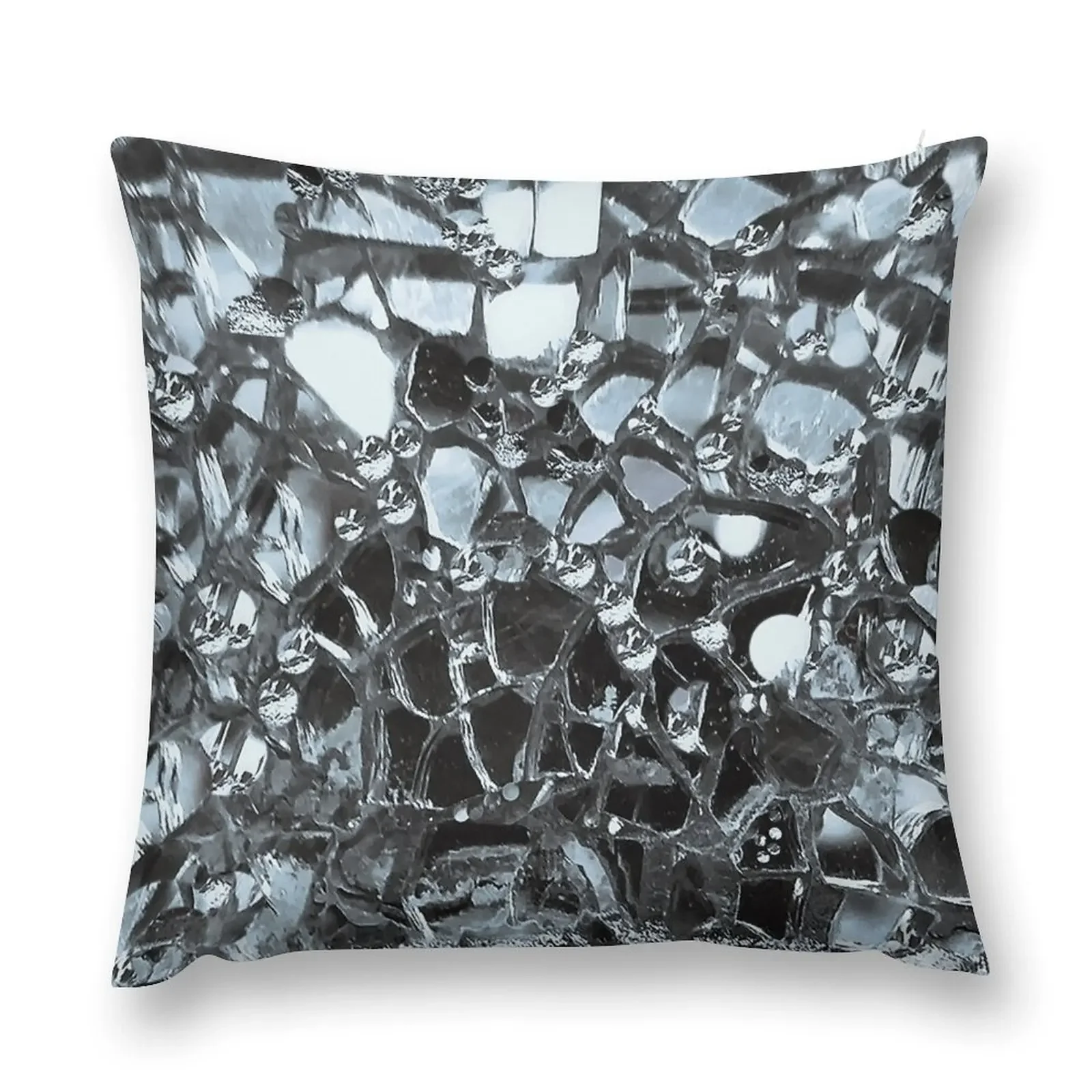 Photographic Image of Dark Mirrors and Glass Throw Pillow Pillow Case autumn pillowcase pillow