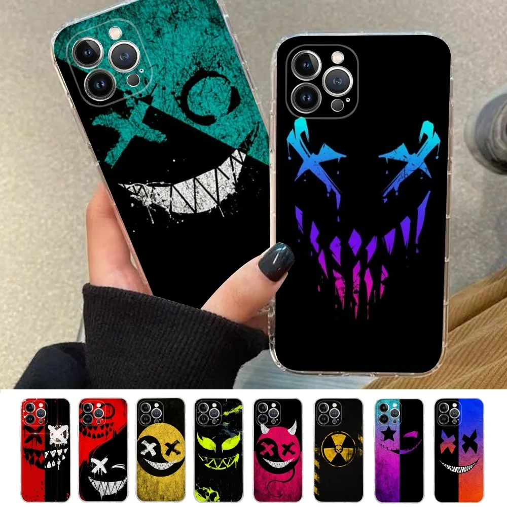 Dead Smile Mask Phone Case For IPhone 15 14 13 12 Mini 11 Pro XS Max X XR SE 6 7 8 Plus Soft Silicone Cover