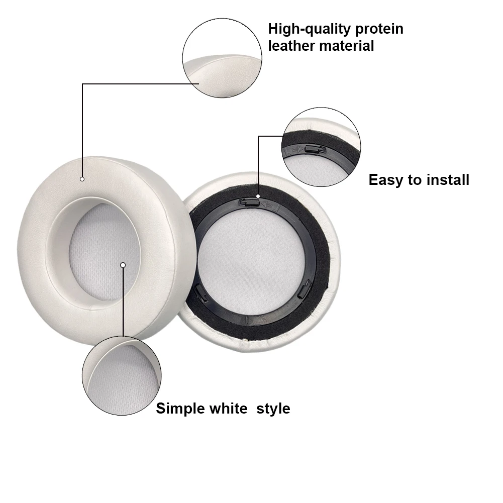 Ersatz Ohrpolster Kissen Abdeckung Ohr Pads Für Corsair VIRTUOSO RGB Wireless SE Kopfhörer Leder Hülse Kopfhörer Ohrenschützer