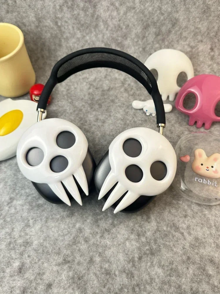Etui na słuchawki Airpods Max z motywem Soul Eater, dekoracja, czaszka śmierci, akcesorium do słuchawek, nakładka na Airpods Max, styl Y2k — zdjęcie produktu 7