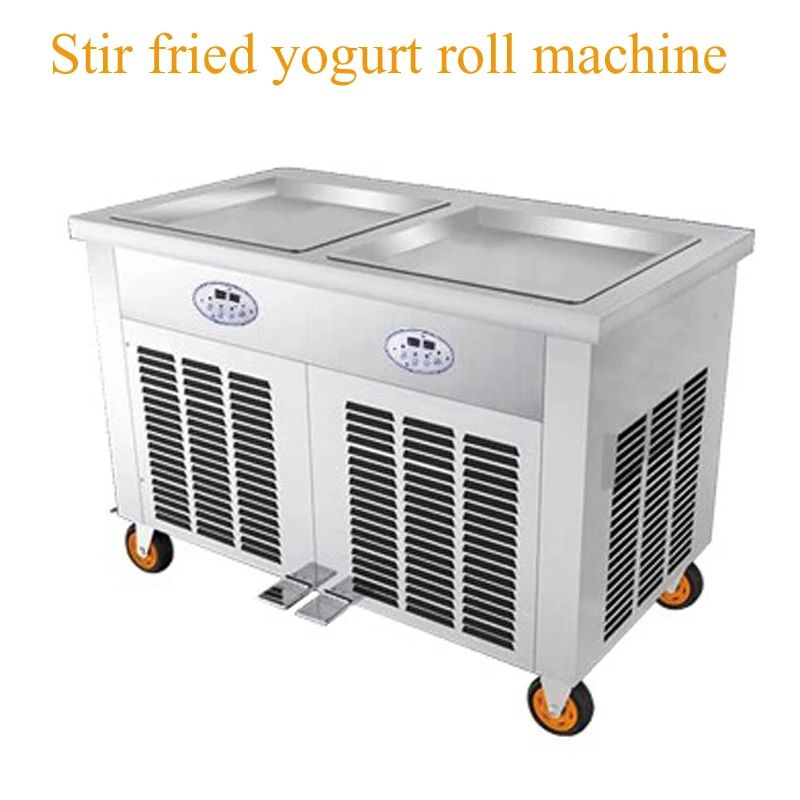 

Ce Certified Thai Fried Ice Cream Roll Machine, Square Pot Commercial Stir Fried Yogurt Machine