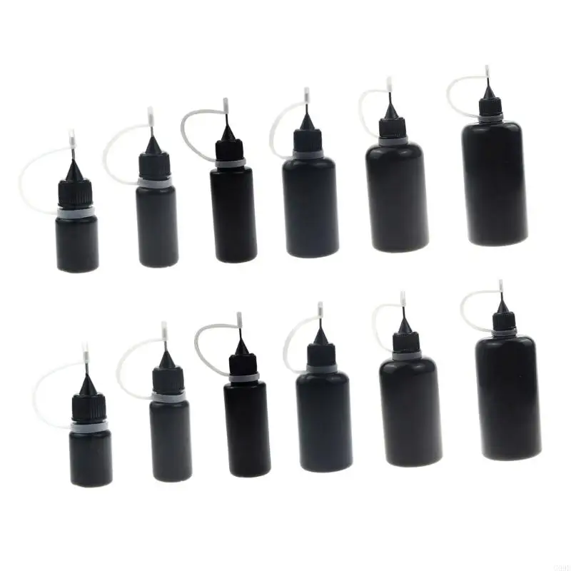 G99E Multipurpose Leakproof Dispensing Tip Syringes Bottles Liquid Applicator Set Of 12 For Cosmetics And Lab Applications