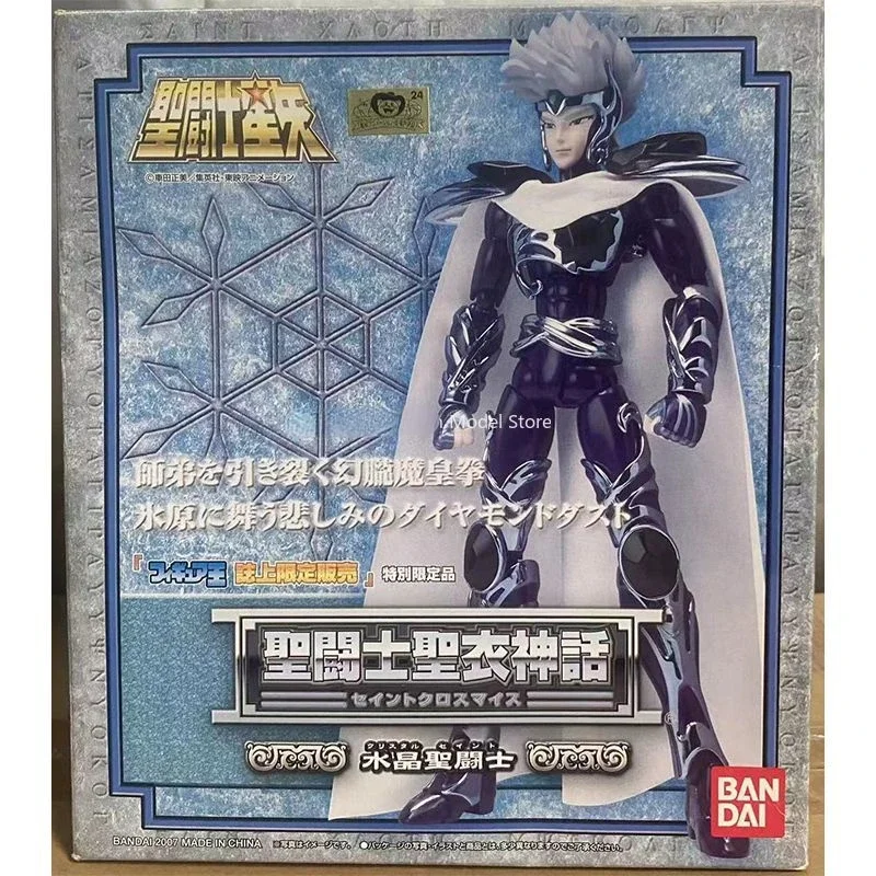 In Stock BANDAI Cloth Myth Saint Seiya Glacier Master Crystal Cloth Anime Collection Figure