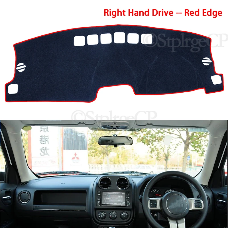 Pad Sunshade Dashmat Accessories 2008 2010 2011 2012 2013 2015 for Jeep Patriot 2007~2016 Liberty Anti-Slip Mat Dashboard Cover