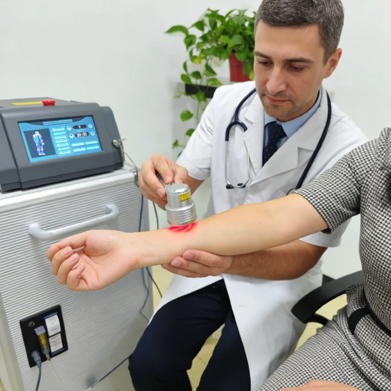 

Clinic-Grade Home Therapy Equipment, High Intensity 808nm Cold Laser for Portable Pain & Muscle Recovery