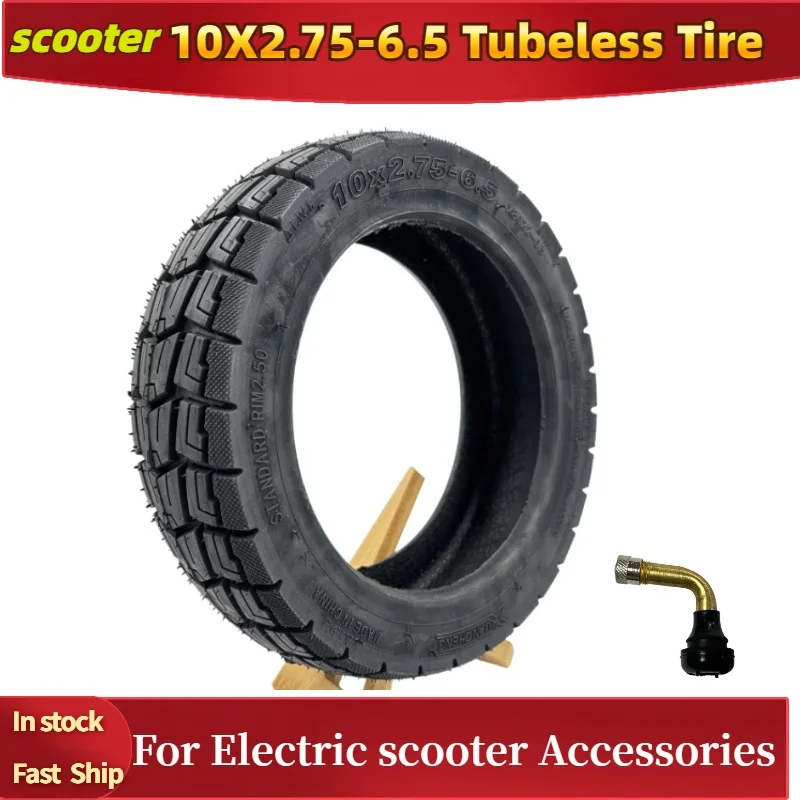 Xuancheng 10x2.75-6.5 Tubeless Tire for Electric Scooter 10 Inch Pneumatic Off-Road Vacuum Wheel 255x70 10x2.70-6.5