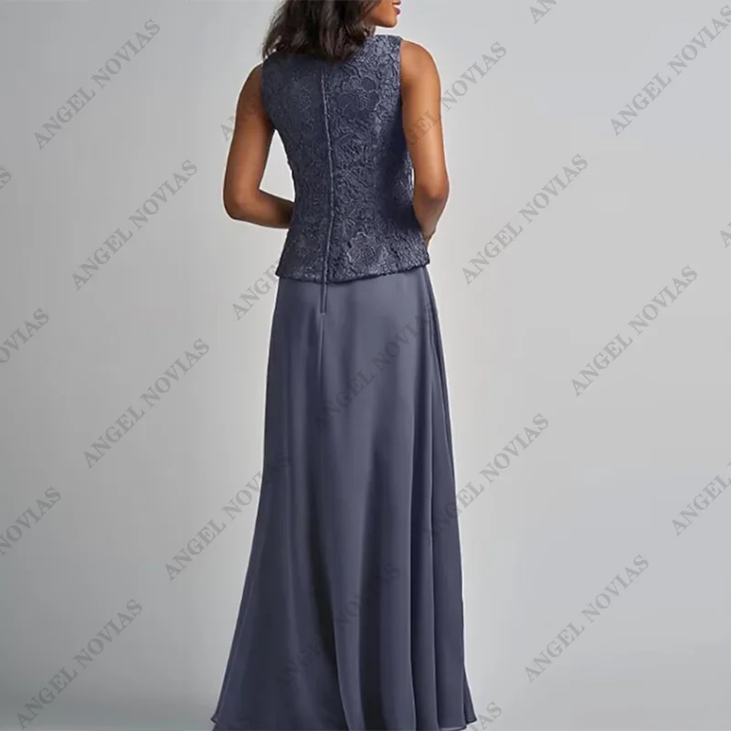 Vestidos largos tormentosos personalizados para madre de la novia con chaqueta vestidos para madre de la novia vestido de fiesta de boda