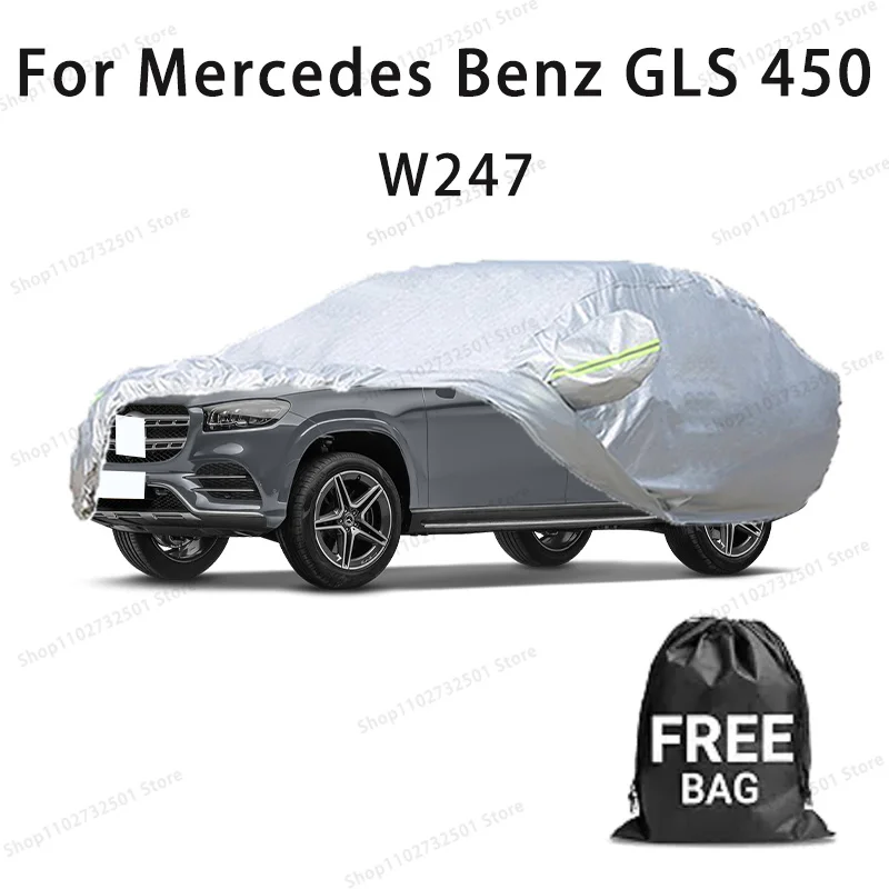 

Car cover For Mercedes Benz GLS 450 W247 Full cover Waterproof sun protection cover Scratch resistant cars accessories